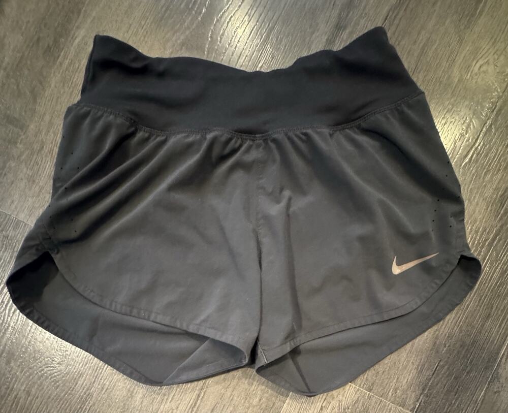 Nike Eclipse Women’s Size XS Running Shorts CZ9580-010 Black Lined Dri Fit